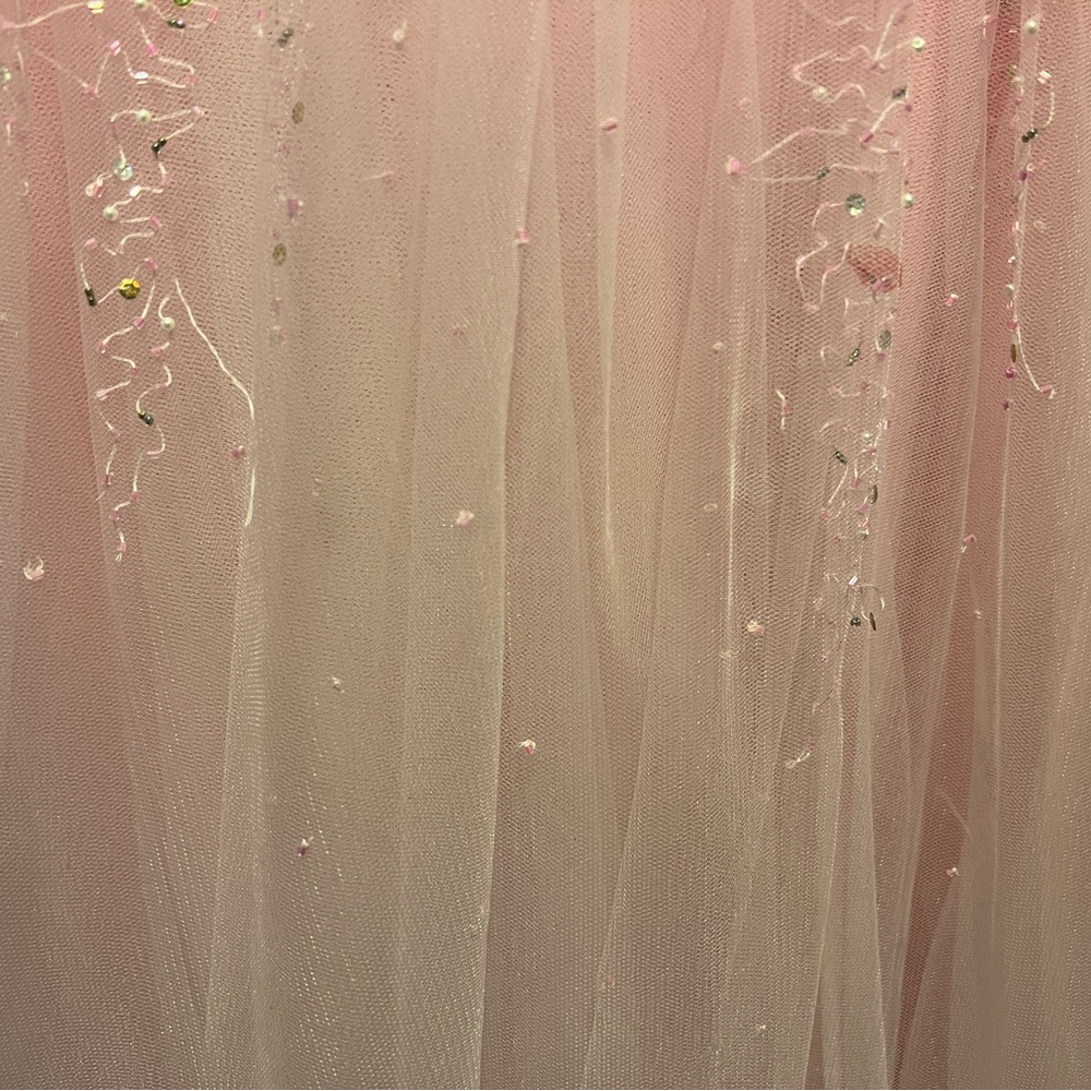 Sparkling Pink Sleeveless Dress - Picture 14 of 16